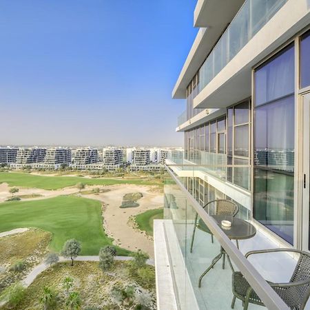 Sunlit Studio At Golf Promenade 2A Damac Hills By Deluxe Holiday Homes Dubaj Kültér fotó